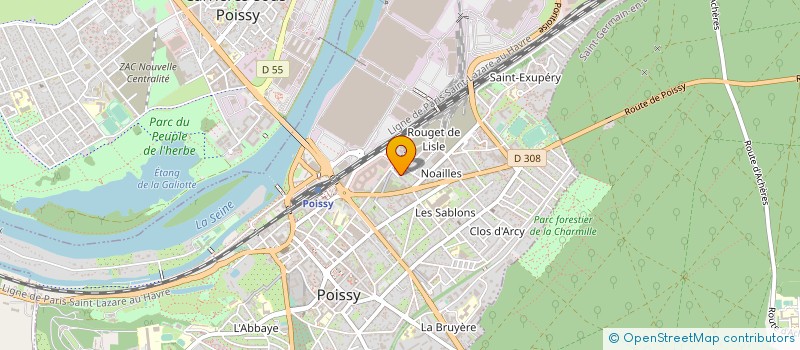 localisation de l'entreprise MONSIEUR JULIEN ENCARNACAO  POISSY