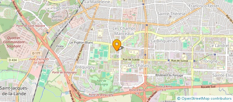 localisation de l'entreprise MONSIEUR JULIEN ERMINE  RENNES