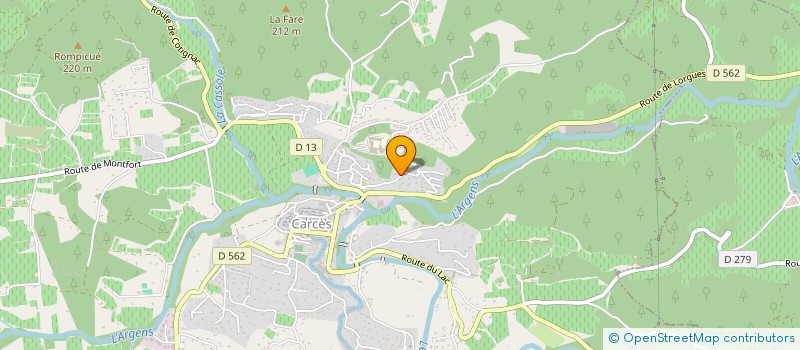 localisation de l'entreprise MONSIEUR JULIEN ESCALES  CARCES