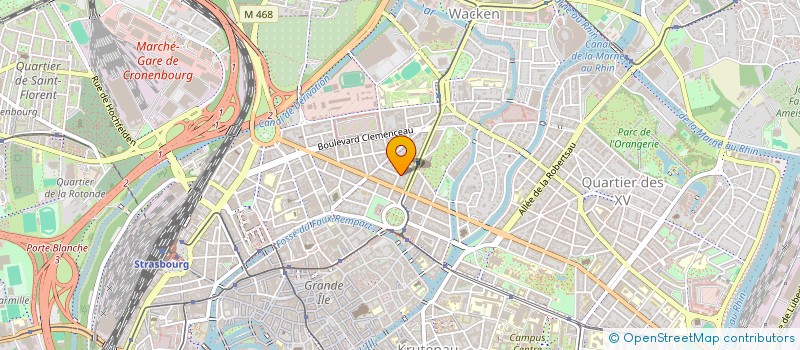 localisation de l'entreprise MONSIEUR JULIEN ESCH  STRASBOURG