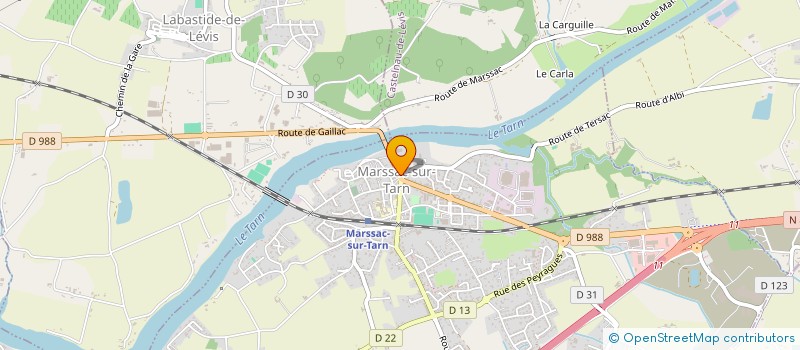 localisation de l'entreprise MONSIEUR JULIEN ESCUDIER à MARSSAC-SUR-TARN