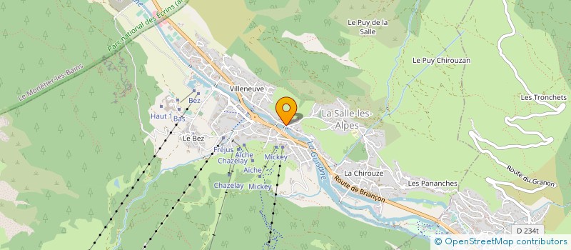 localisation de l'entreprise MONSIEUR JULIEN ESSERMEANT à LA SALLE-LES-ALPES