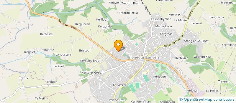 localisation de l'entreprise MONSIEUR JULIEN ETIENNE  PLONEOUR-LANVERN