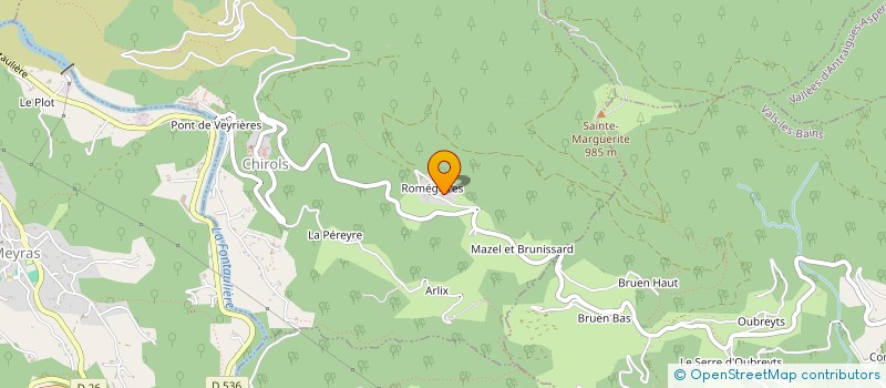 localisation de l'entreprise MONSIEUR JULIEN ETNA  CHIROLS