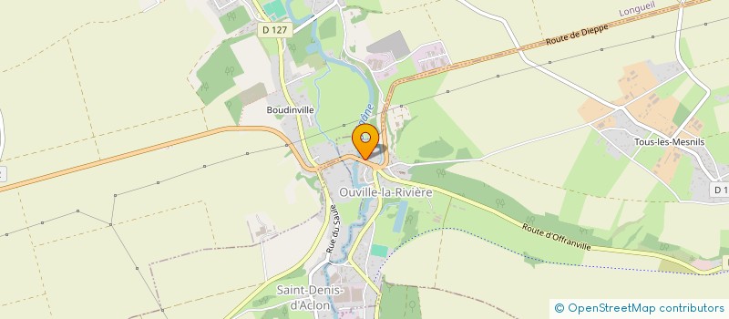 localisation de l'entreprise MONSIEUR JULIEN EUDE  OUVILLE-LA-RIVIERE
