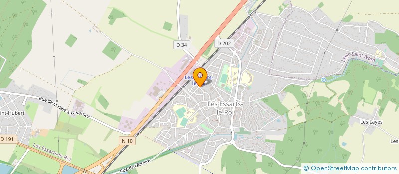 localisation de l'entreprise MONSIEUR JULIEN EUGENE  LES ESSARTS-LE-ROI