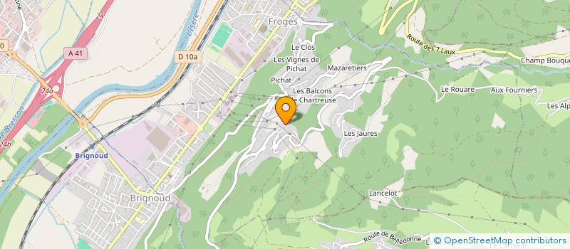 localisation de l'entreprise MONSIEUR JULIEN EVO  FROGES