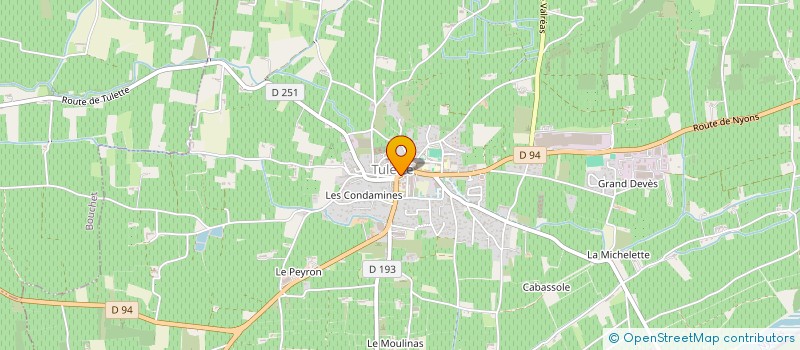 localisation de l'entreprise MONSIEUR JULIEN EYSSERIC à TULETTE