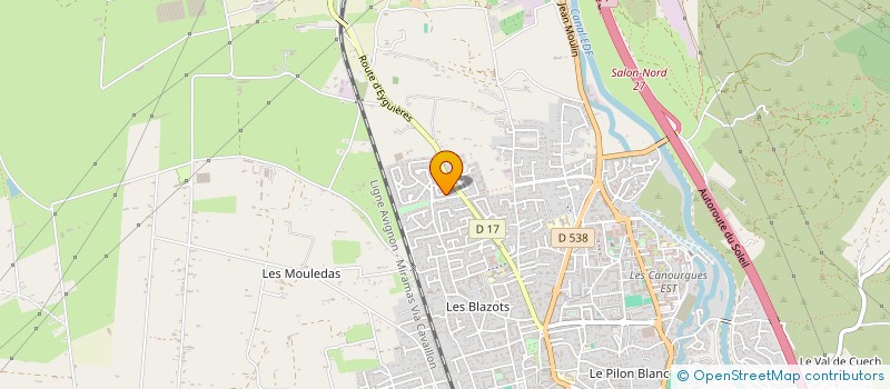 localisation de l'entreprise MONSIEUR JULIEN FABRO  SALON-DE-PROVENCE