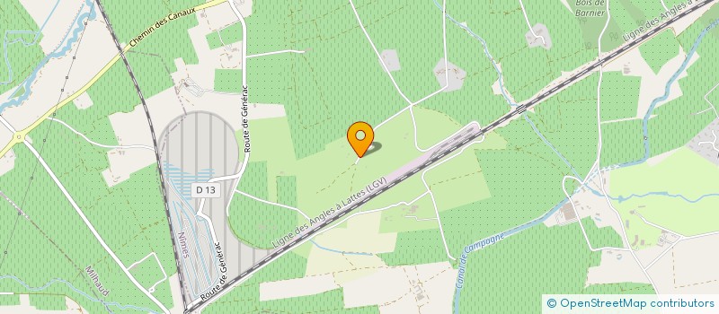 localisation de l'entreprise MONSIEUR JULIEN FACCHINETTI  NIMES