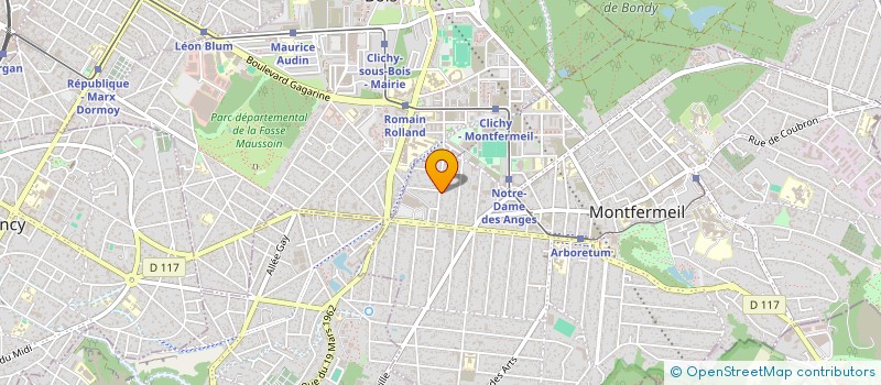 localisation de l'entreprise MONSIEUR JULIEN FALCK  MONTFERMEIL