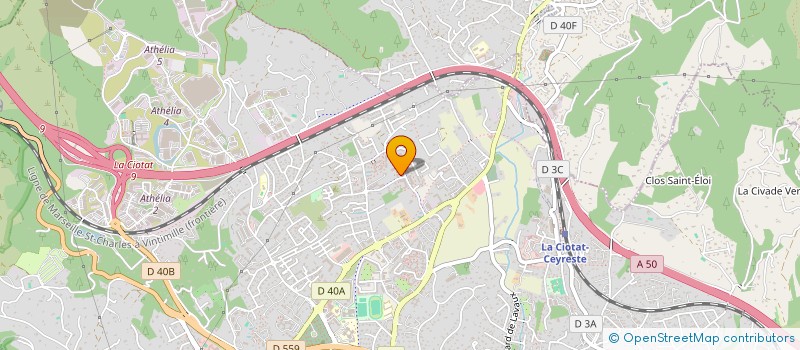 localisation de l'entreprise MONSIEUR JULIEN FAMBRINI  LA CIOTAT