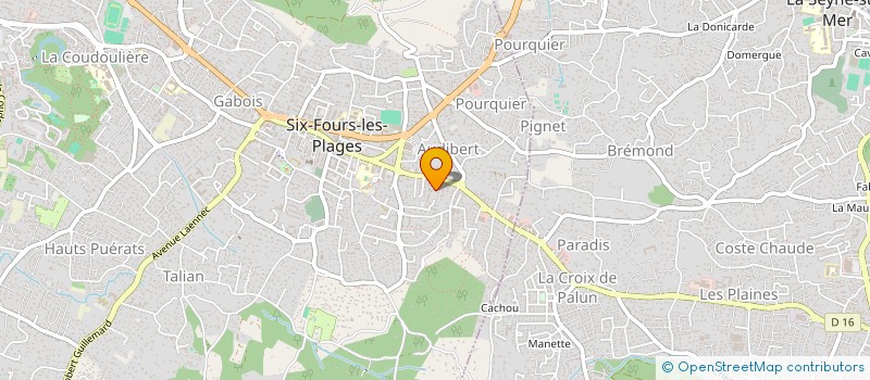 localisation de l'entreprise MONSIEUR JULIEN FANJAT à SIX-FOURS-LES-PLAGES