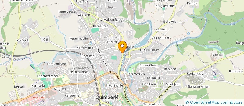 localisation de l'entreprise MONSIEUR JULIEN FAOUCHER à QUIMPERLE