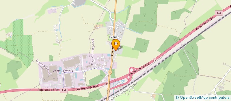 localisation de l'entreprise MONSIEUR JULIEN FARE  BEZU-SAINT-GERMAIN