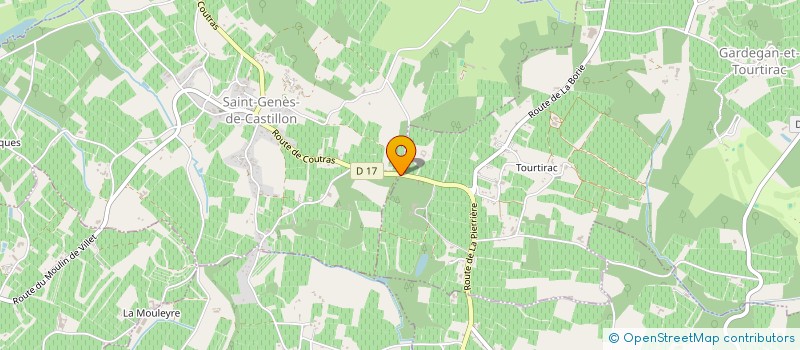 localisation de l'entreprise MONSIEUR JULIEN FAUCHE  SAINT-GENES-DE-CASTILLON