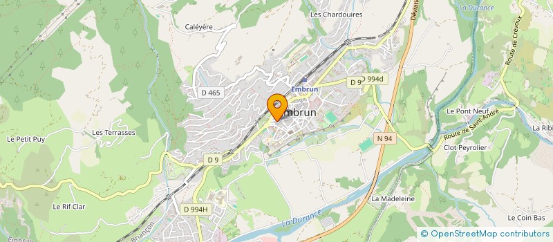 localisation de l'entreprise MONSIEUR JULIEN FAURE  CREVOUX