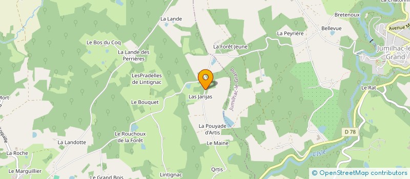 localisation de l'entreprise MONSIEUR JULIEN FAURE à CHALAIS