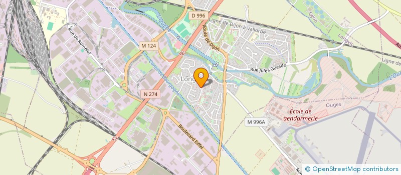 localisation de l'entreprise MONSIEUR JULIEN FAURE  LONGVIC