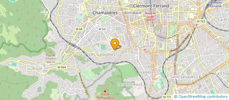 localisation de l'entreprise MONSIEUR JULIEN FAURE à CHAMALIERES