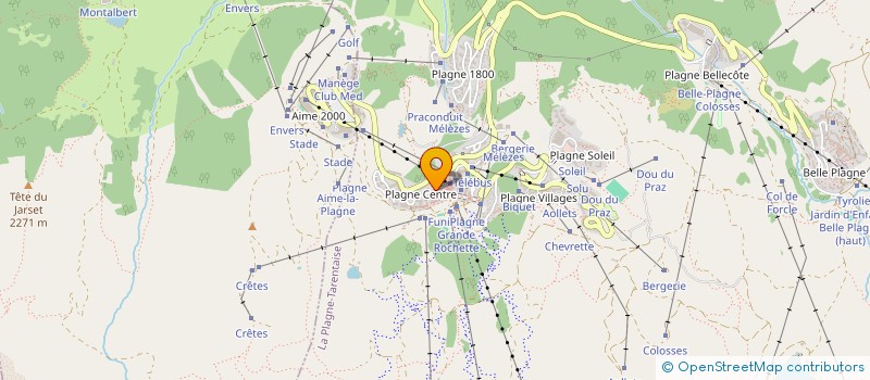 localisation de l'entreprise MONSIEUR JULIEN FAVRE  LA PLAGNE TARENTAISE