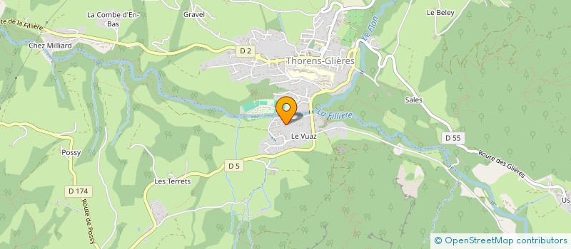 localisation de l'entreprise MONSIEUR JULIEN FAVRE-BULLE  FILLIERE