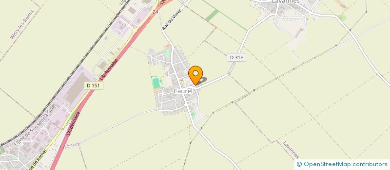 localisation de l'entreprise MONSIEUR JULIEN FAVREAU  CAUREL