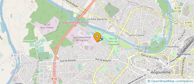 localisation de l'entreprise MONSIEUR JULIEN FAYE  ANGOULEME