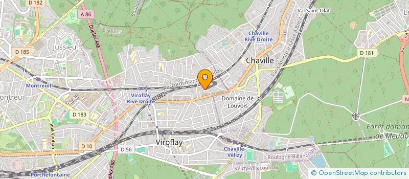 localisation de l'entreprise MONSIEUR JULIEN FAYOLLE  VIROFLAY