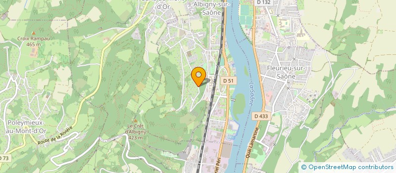 localisation de l'entreprise MONSIEUR JULIEN FAZIO  ALBIGNY-SUR-SAONE