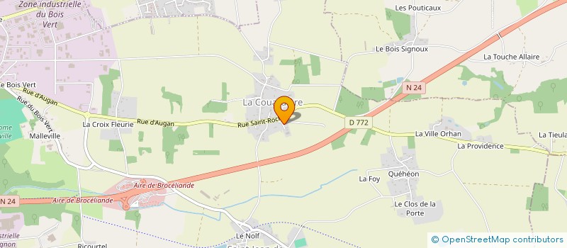 localisation de l'entreprise MONSIEUR JULIEN FEILLAFEIX  PLOERMEL