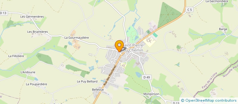 localisation de l'entreprise MONSIEUR JULIEN FERIAKH  SAINT-PIERRE-DU-CHEMIN