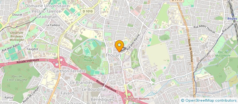 localisation de l'entreprise MONSIEUR JULIEN FERNANDES  TALENCE