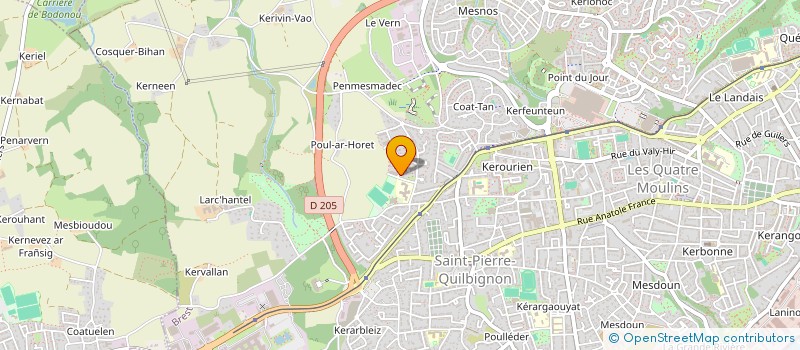 localisation de l'entreprise MONSIEUR JULIEN FERNANDES DA SILVA à BREST