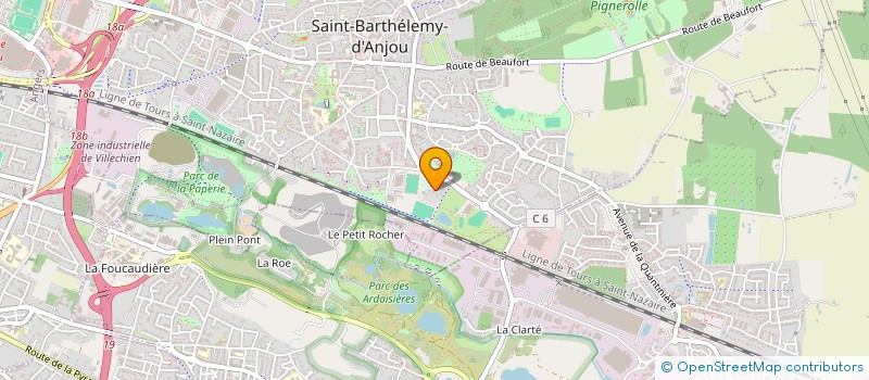 localisation de l'entreprise MONSIEUR JULIEN FERRAND  SAINT-BARTHELEMY-D'ANJOU