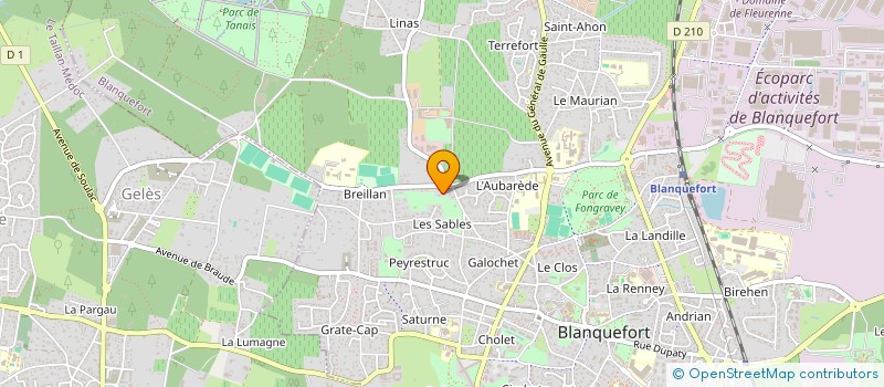localisation de l'entreprise MONSIEUR JULIEN FERRER à BLANQUEFORT