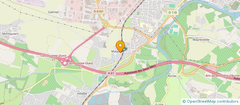 localisation de l'entreprise MONSIEUR JULIEN FERRIER à CARCASSONNE