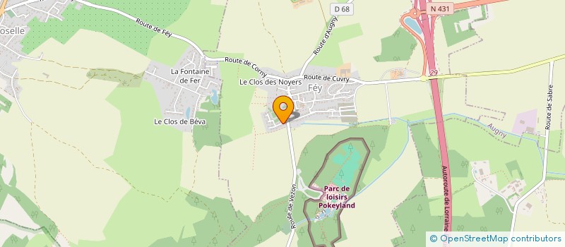 localisation de l'entreprise MONSIEUR JULIEN FERTONS  FEY