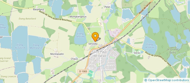 localisation de l'entreprise MONSIEUR JULIEN FETTET  SAINT-PAUL-DE-VARAX