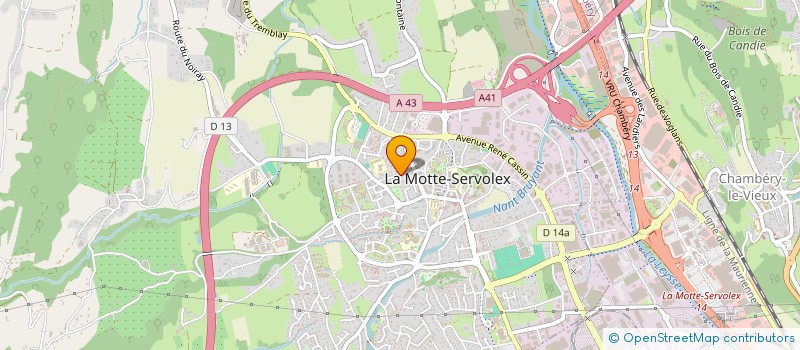 localisation de l'entreprise MONSIEUR JULIEN FEVRIER à LA MOTTE-SERVOLEX