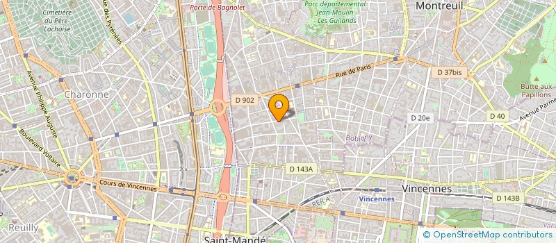 localisation de l'entreprise MONSIEUR JULIEN FEZANS à MONTREUIL