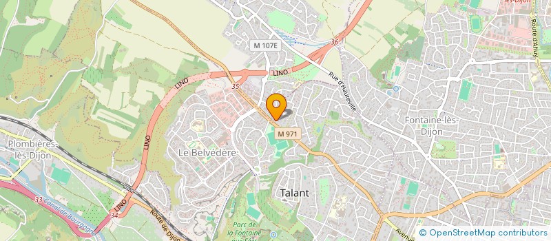 localisation de l'entreprise MONSIEUR JULIEN FIJEAN  TALANT