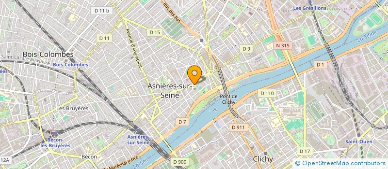 localisation de l'entreprise MONSIEUR JULIEN FILEYSSANT  ASNIERES-SUR-SEINE