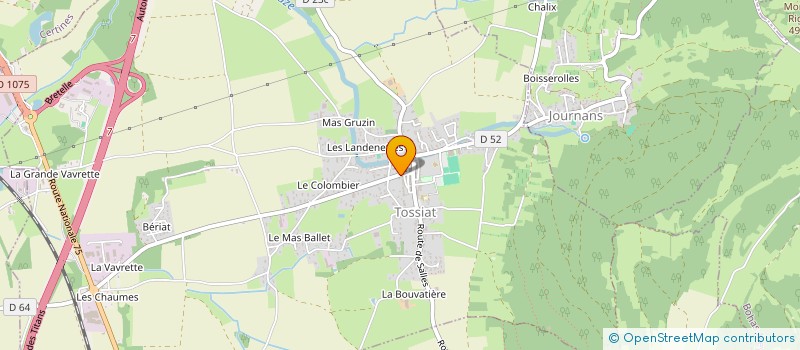 localisation de l'entreprise MONSIEUR JULIEN FILLAT à TOSSIAT