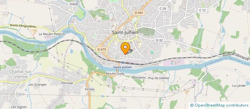 localisation de l'entreprise MONSIEUR JULIEN FILLEUL  SAINT-JUNIEN