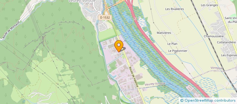 localisation de l'entreprise MONSIEUR JULIEN FINET  VEUREY-VOROIZE