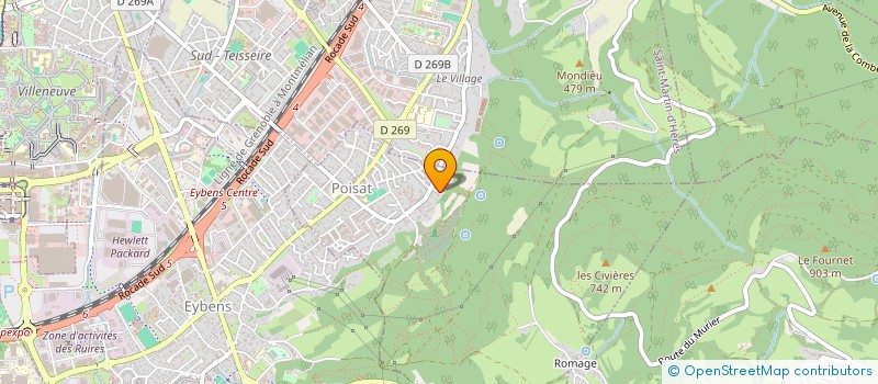 localisation de l'entreprise MONSIEUR JULIEN FIORE  POISAT