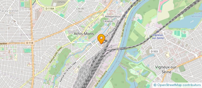 localisation de l'entreprise MONSIEUR JULIEN FISANOTTI à ATHIS-MONS