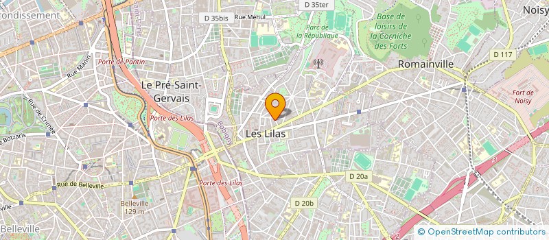 localisation de l'entreprise MONSIEUR JULIEN FITOUSSI à LES LILAS