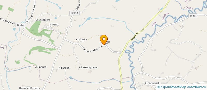 localisation de l'entreprise MONSIEUR JULIEN FIZET  PLIEUX